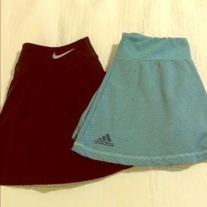 Tennis skirt bundle - Nike and Adidas - X-Small